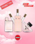 Pack / prada paradoxe EDP + Musc Nude EDP + Burberry Her